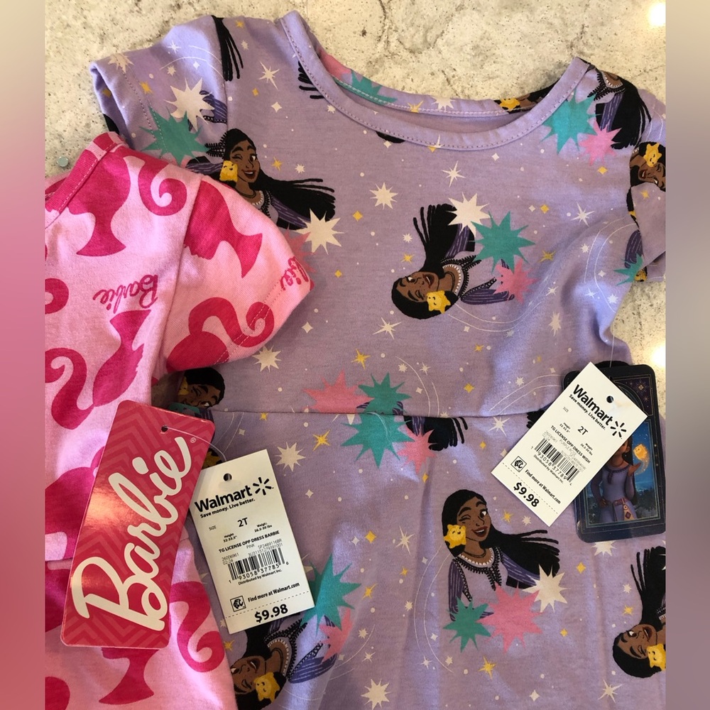 Disney/Barbie 2T Dresses NWT - Picture 4 of 4